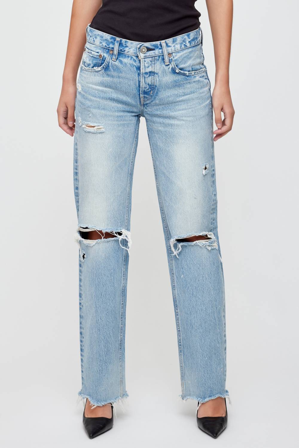 Moussy - Odessa Straight-low Pants