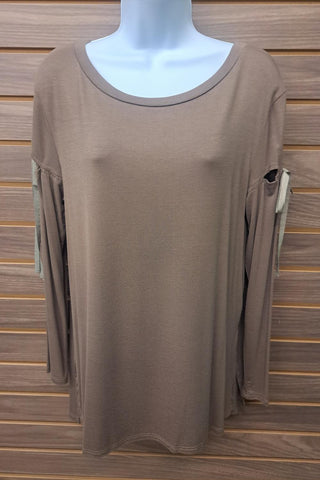 A.Gain - Women's Laced Long Sleeve Round Neck