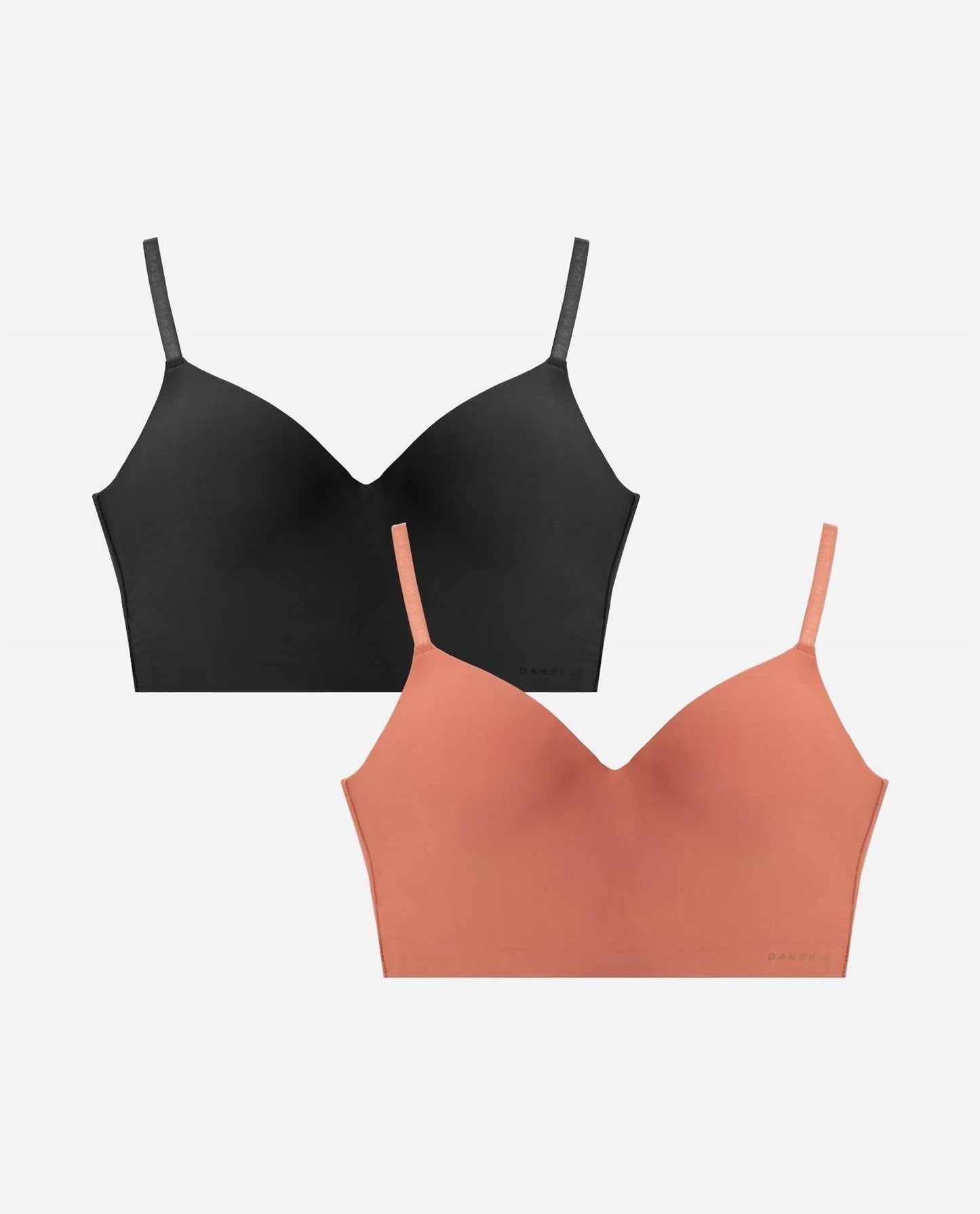 Danskin - Women's 2-pack Laser Lounge Hidden Cup Molded Bra