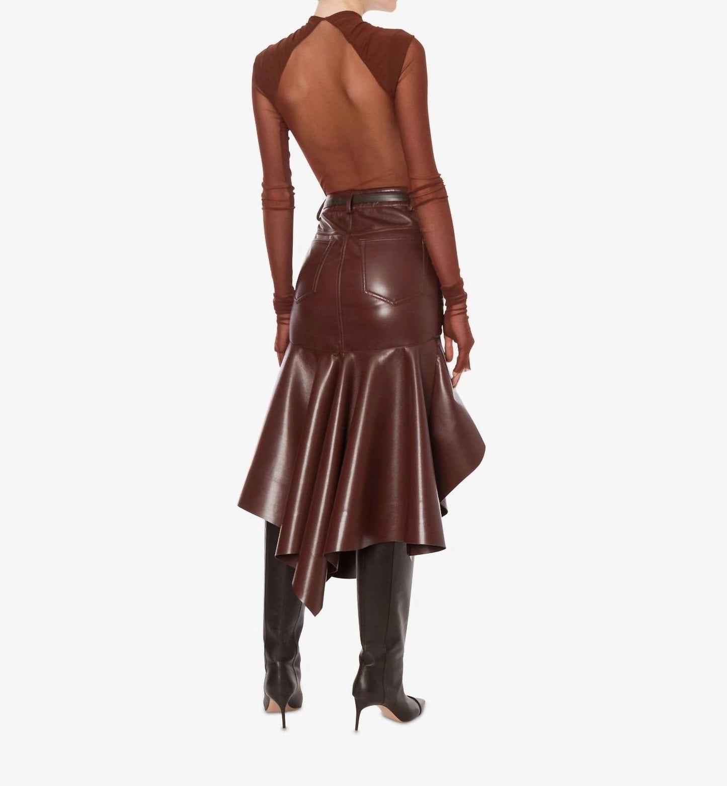 Philosophy Di Lorenzo Serafini - Wrapped Stretch Tulle Bodysuit