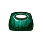Alexa Koi - Women's Malachite Lucite Mini Hard Handbag With Chain