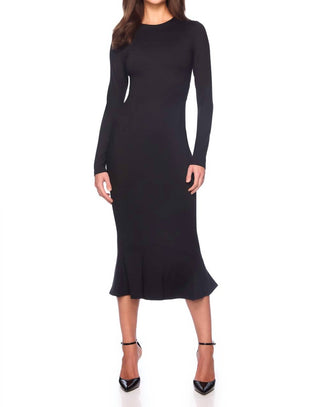 Susana Monaco - Crew Trumpet Midi Dress