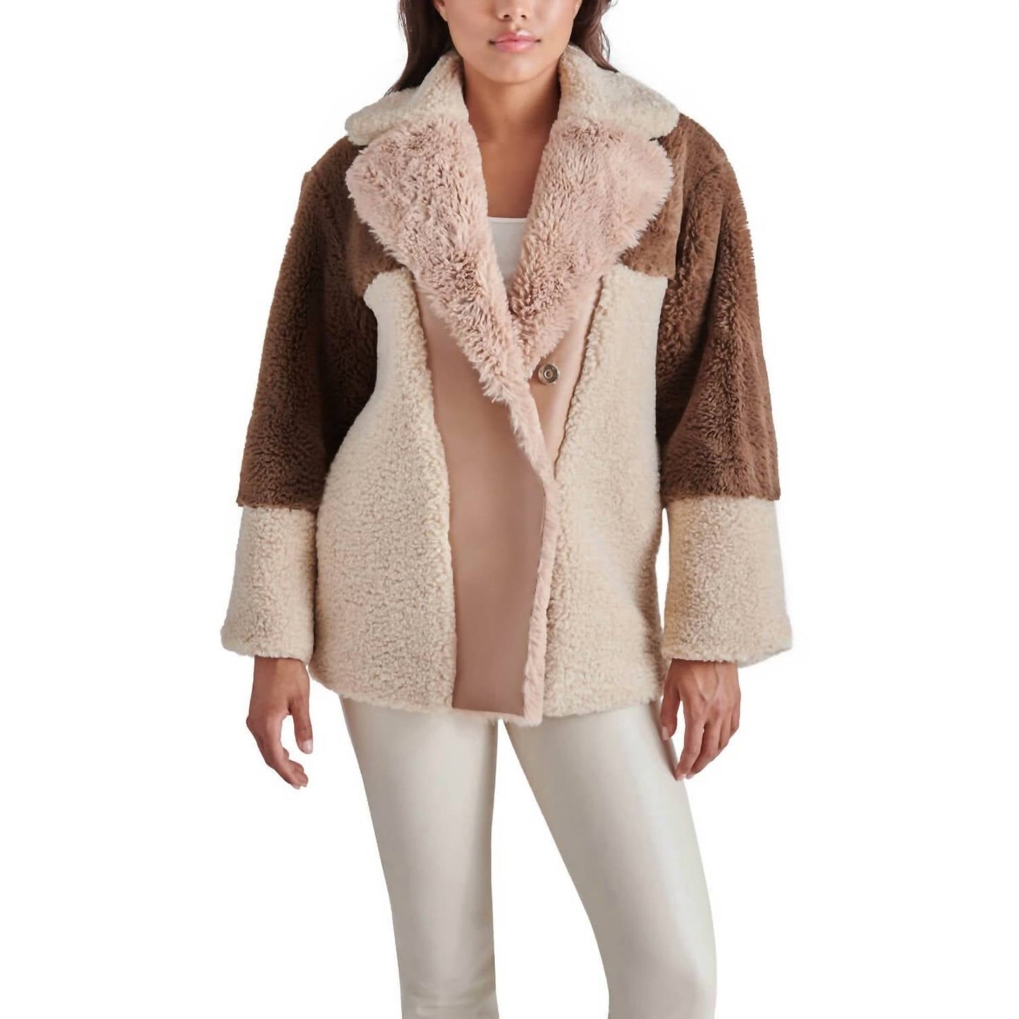 Steve Madden - Willow Multi Faux Fur Coat