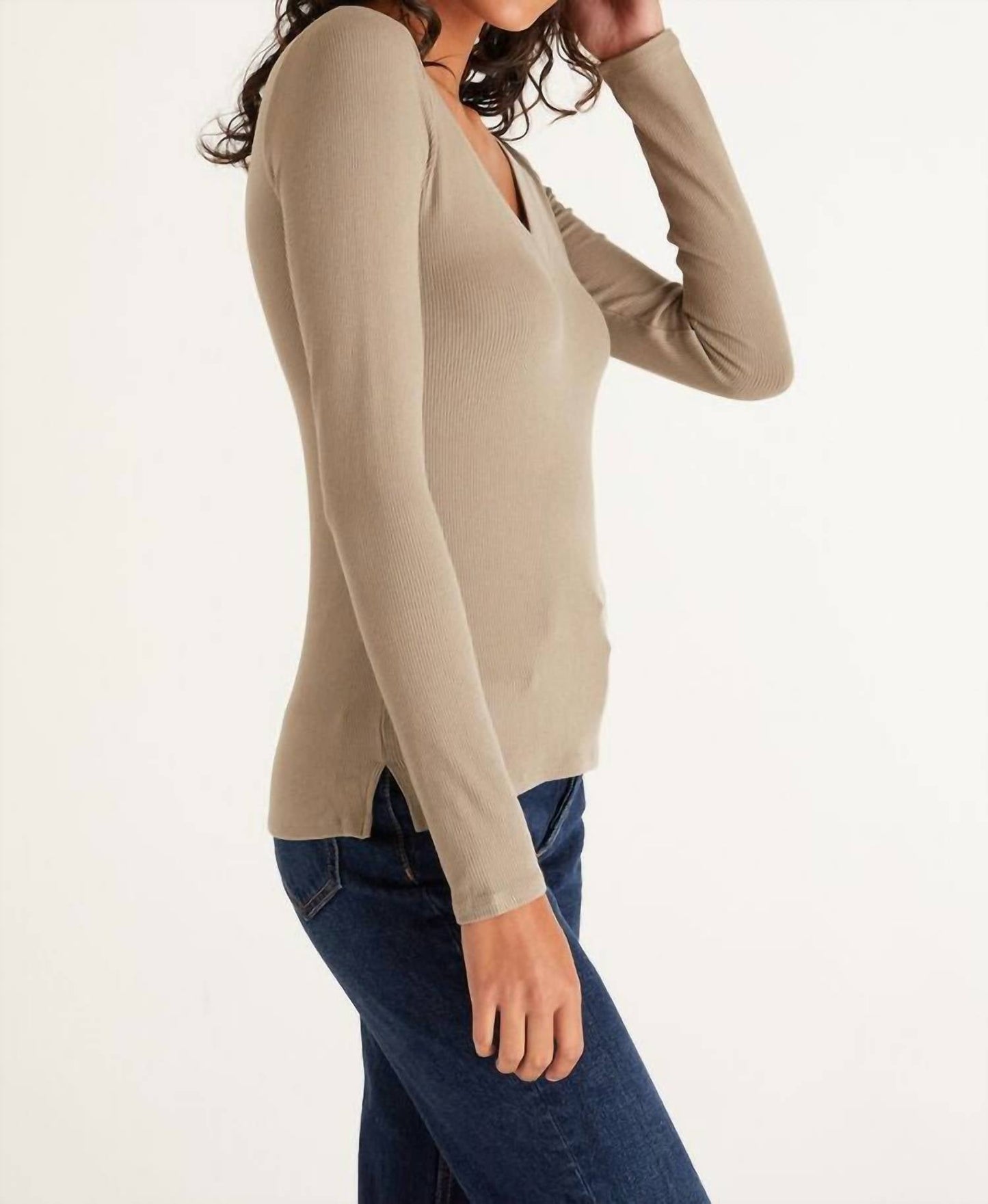 Z Supply - IZZY RIB V-NECK TOP