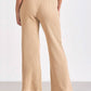Elan - Drawstring Waffle Flare Pant