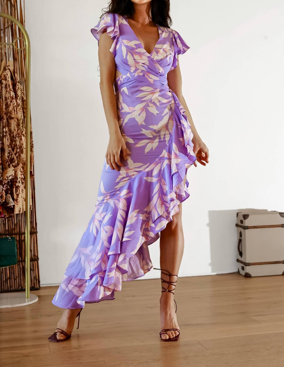 Little Secret Of Mine - Women's Ruffled Maxi Dress