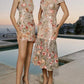 Milly - Tahlia Floral Sequin Midi Dress