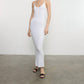 Enza Costa - SILK RIB LETTUCE EDGE DRESS