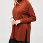 Joseph Ribkoff - Mock Neck Long Sleeve Knit Sweater