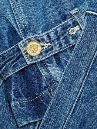 L'Agence - Bradley Denim Trench Coat