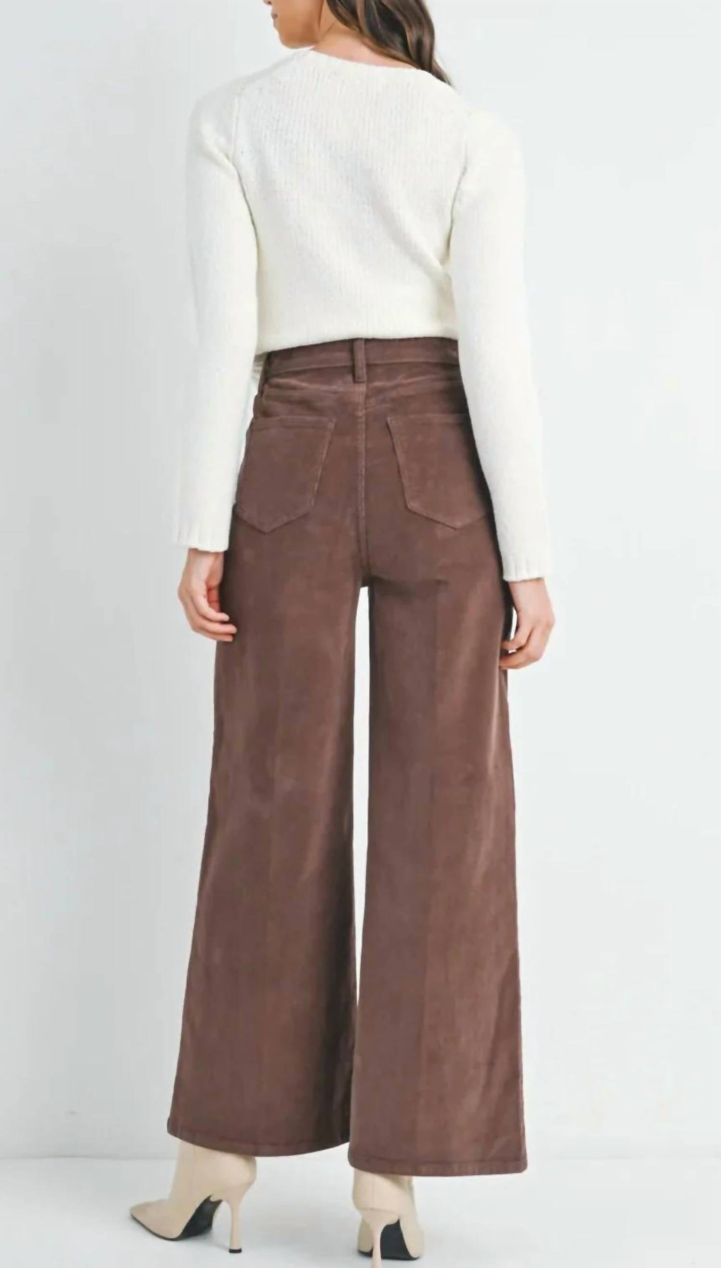 Just Black Denim - Women's Wide Leg Corduroy