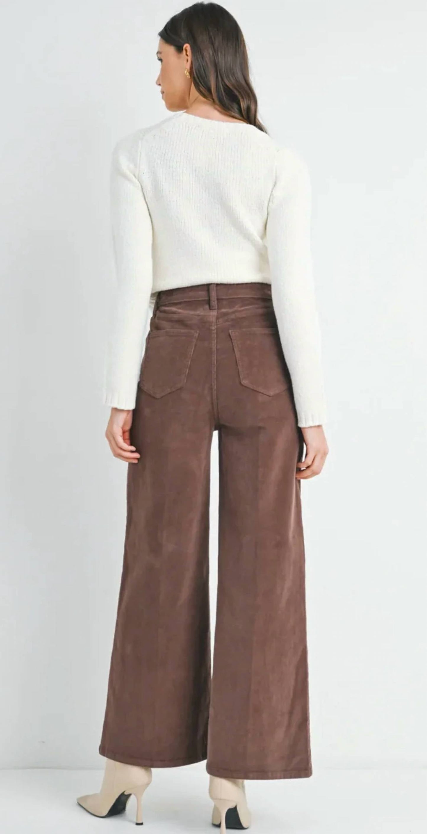 Just Black Denim - Women's Wide Leg Corduroy