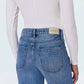 Pistola - Lexi Mid Rise Bowed Straight Jean