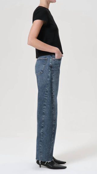 Agolde - Luna High Rise Piece Taper Jeans