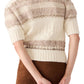 Steve Madden - Janae Stripe Short Sleeve Cardigan