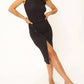 Project Social T - Lana Fitted Asymmetrical Ruched Tank Dress