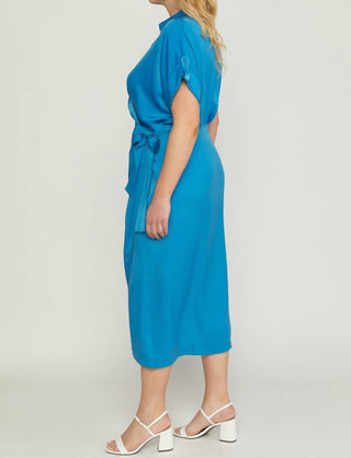 Entro - Satin Wrap Dress