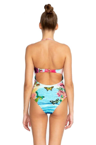 Johnny Was - Costa Azul Cut Out One Piece Swimsuit