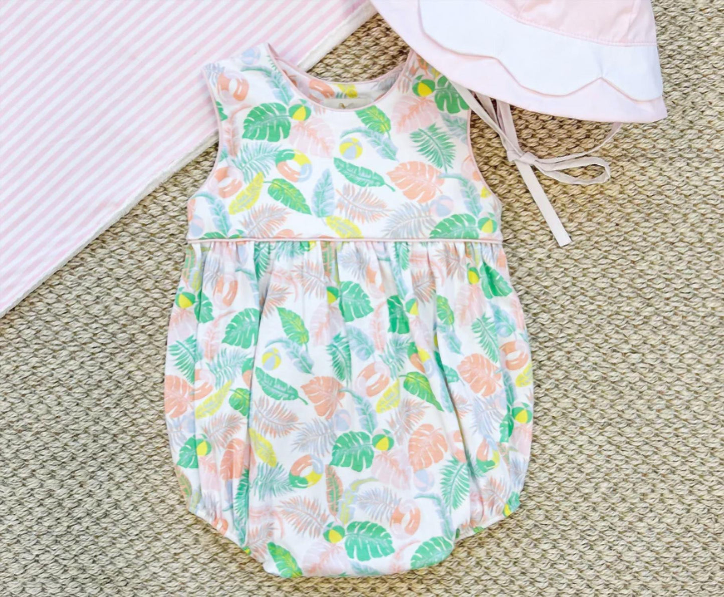 The Beaufort Bonnet Company - Girl's Brooksy Bubble Pima Happy