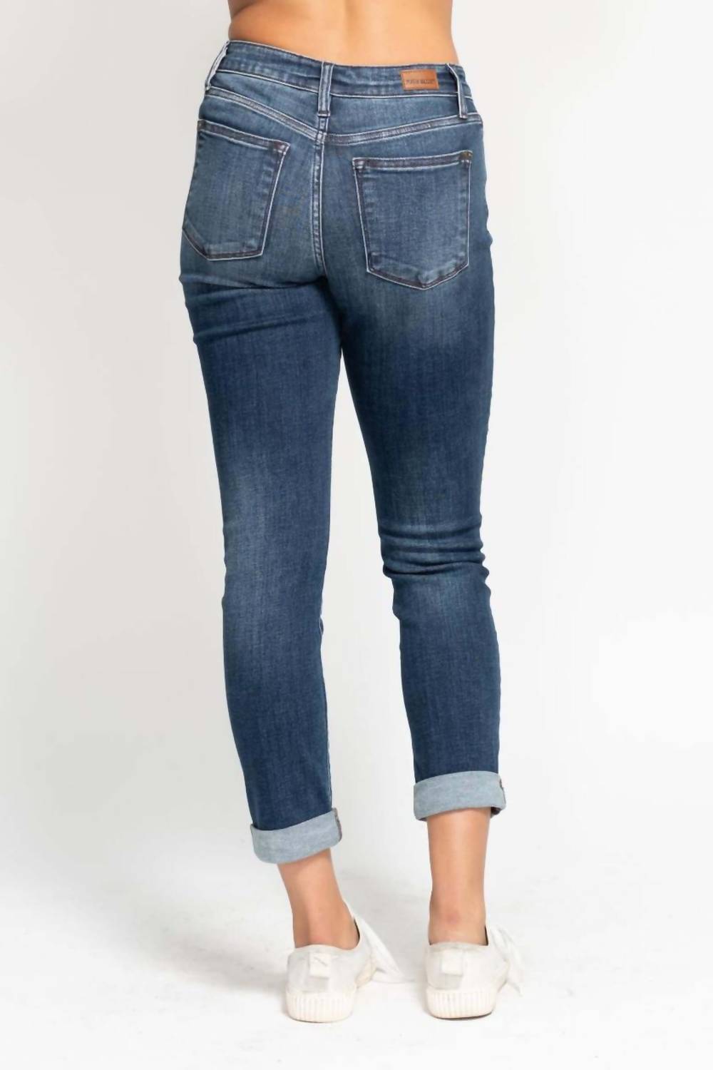 Judy Blue - Tonya Cuffed Slim Fit Jeans