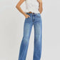 Risen - Tummy Control High Rise Wide Leg Jeans