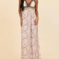 Vintage Havana - Leopard Crochet Maxi Dress
