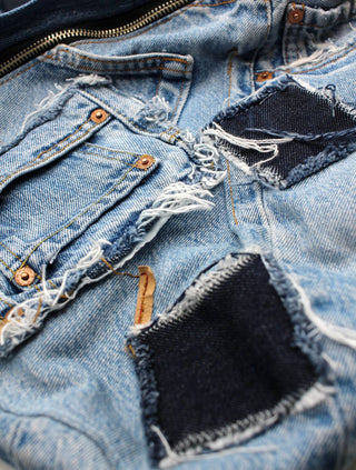 Knotwtr - Denim Cross Body Bag