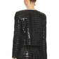 Alice + Olivia - Sequin Tweed Jacket