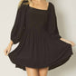 Entro - Self Tie Closure Mini Dress