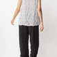 Liv By Habitat - Split Collar Tunic in Crimped Crepe de Chine