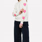 Brodie Cashmere - Heart Sleeve Crew Top
