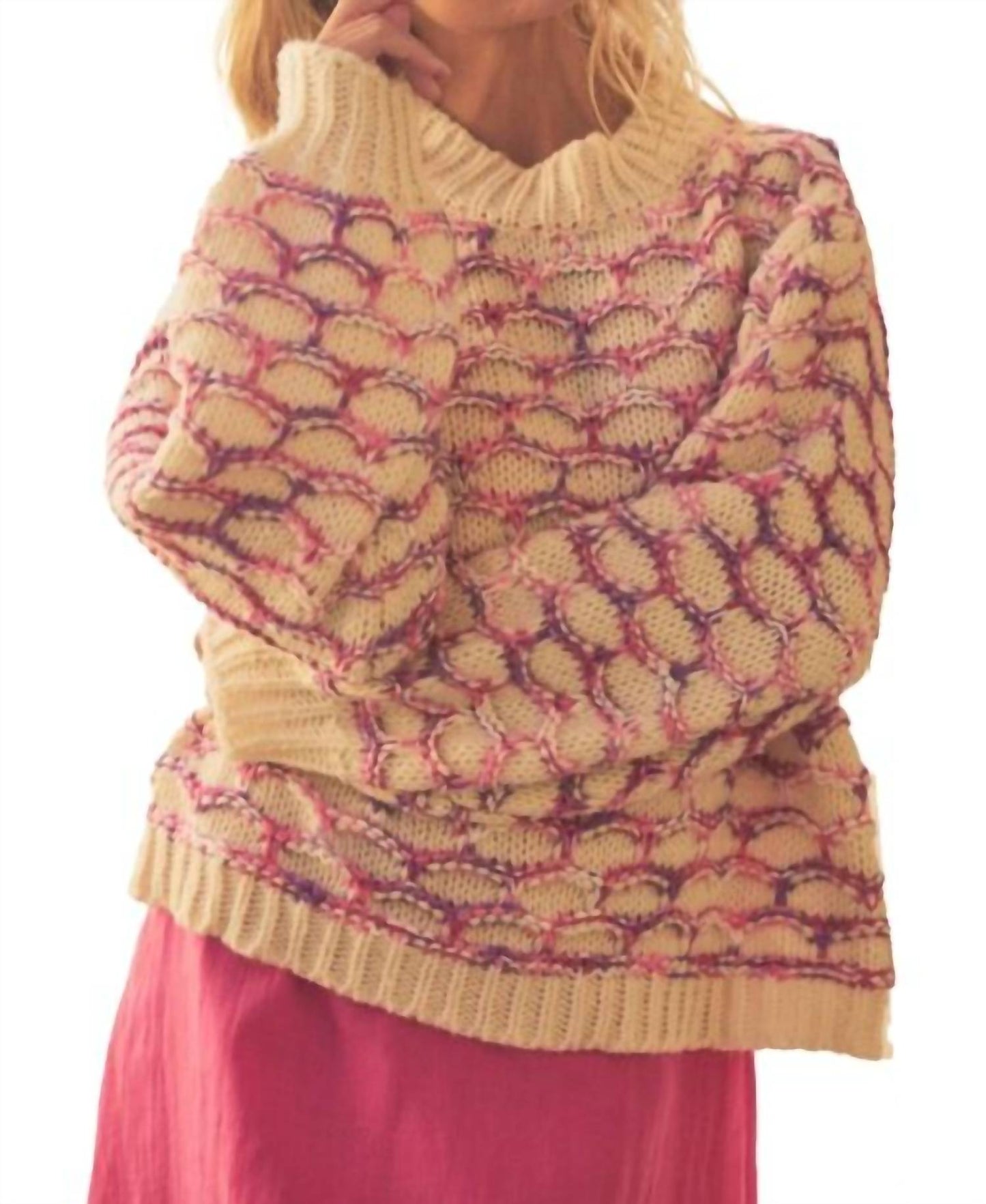 Btb Los Angeles - Lola Honeycomb Sweater