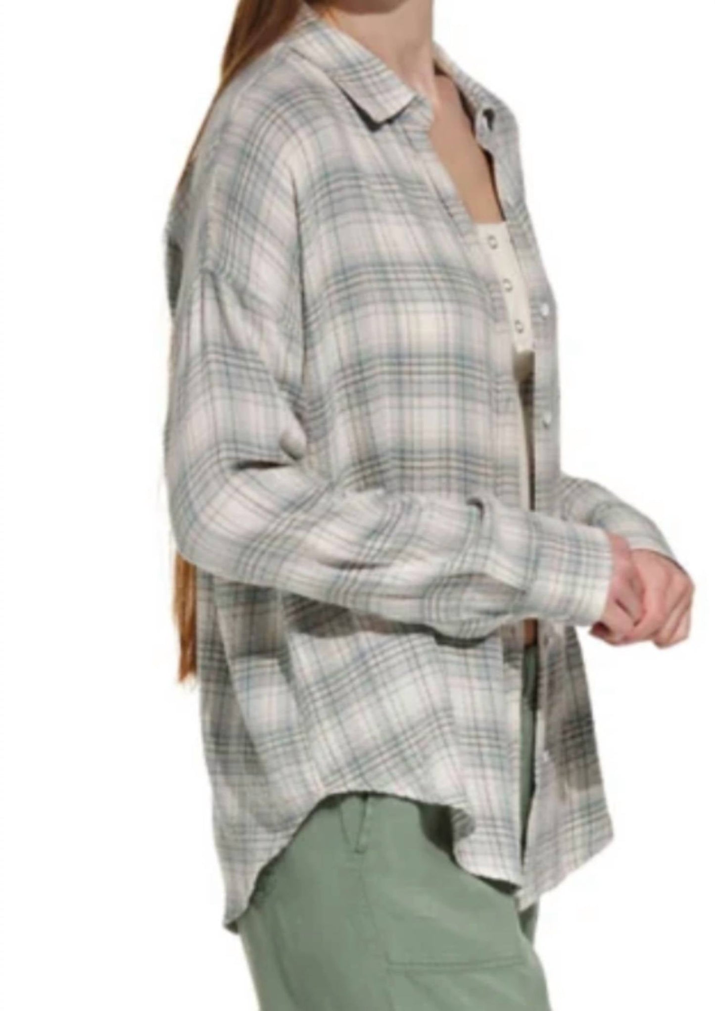 Flags & Anthem - Leetonia Long Sleeve Boyfriend Shirt