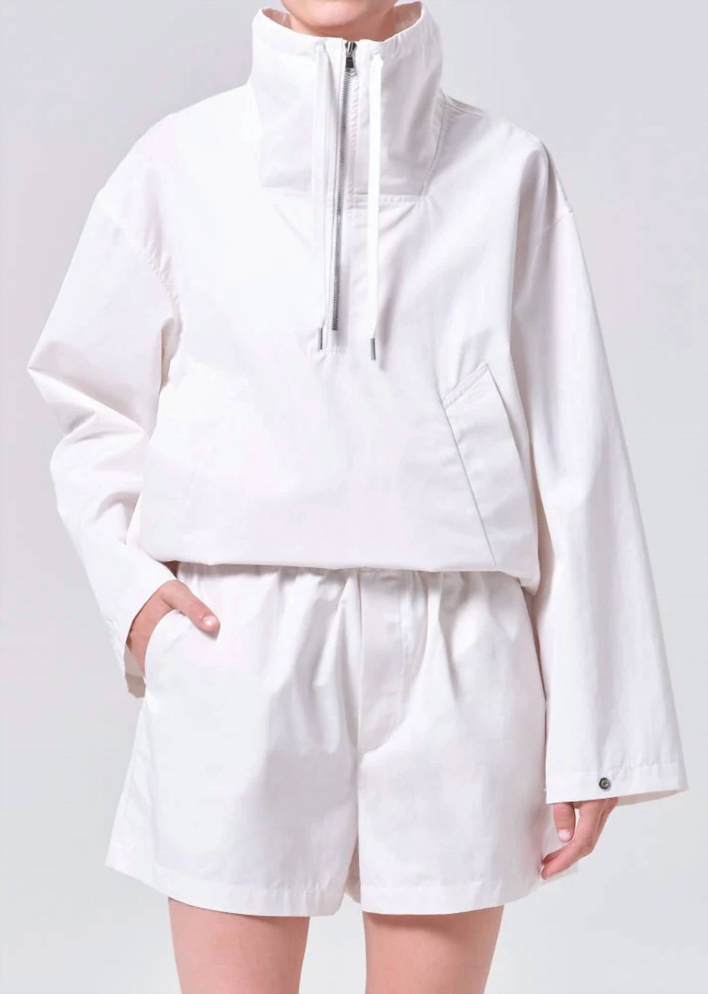 Agolde - Lydia Half Zip Long Sleeve Jacket
