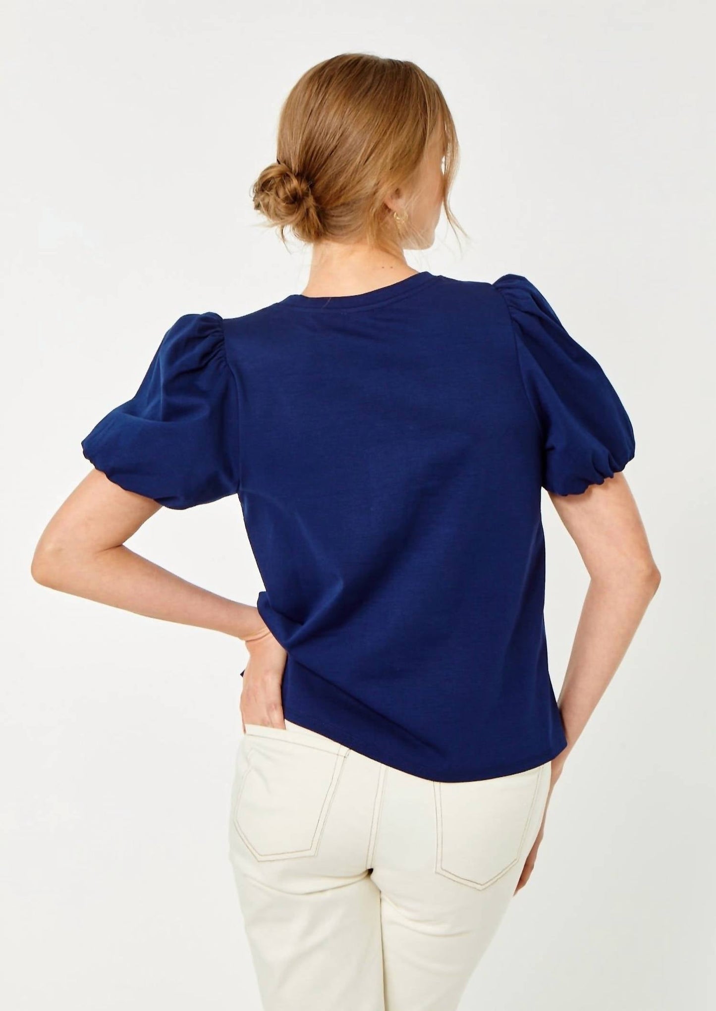 Cartolina Nantucket - Noemie Puff Sleeve Tee