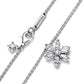 Pandora - Women's Herbarium Cluster Silver Collier Necklace