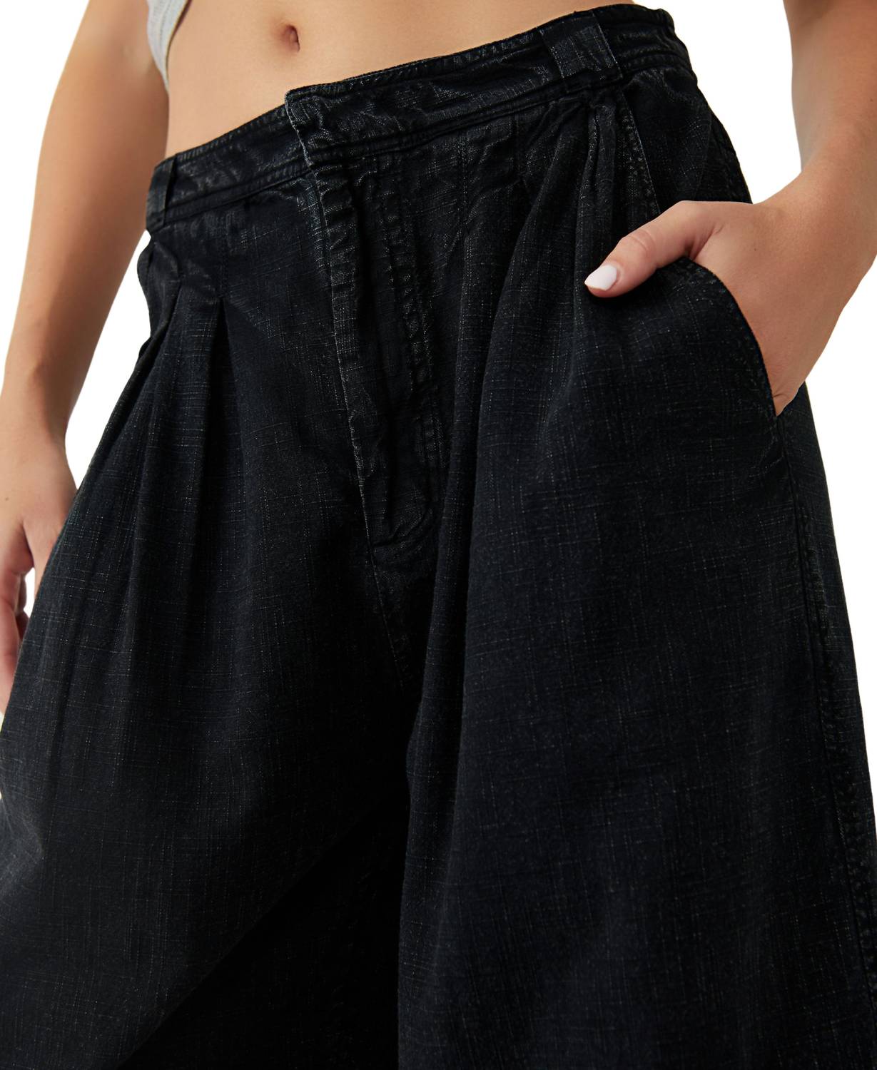 Free People - Lotta Love Linen Trouser