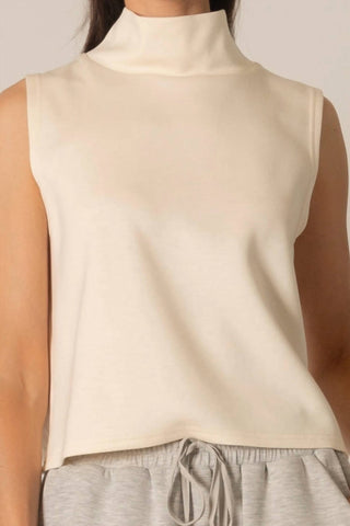 Before You - Mock Neck Sleeveless Top