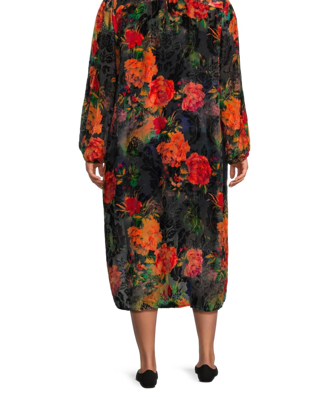 Johnny Was - Renna Burnout Dress - Plus