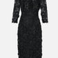 Carolina Herrera - Crewneck Lace Midi Dress