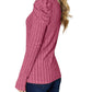 Basic Bae - Ribbed Mock Neck Top With Puff Sleeves