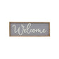 Paris Loft - Welcome Wood Framed Wall Hanging Sign