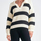 Elan - Color Block V-neck Sweater