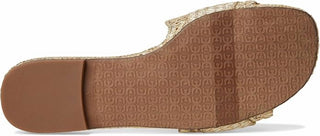 Sam Edelman - Women's Bambi Metallic Raffia Slide Sandals