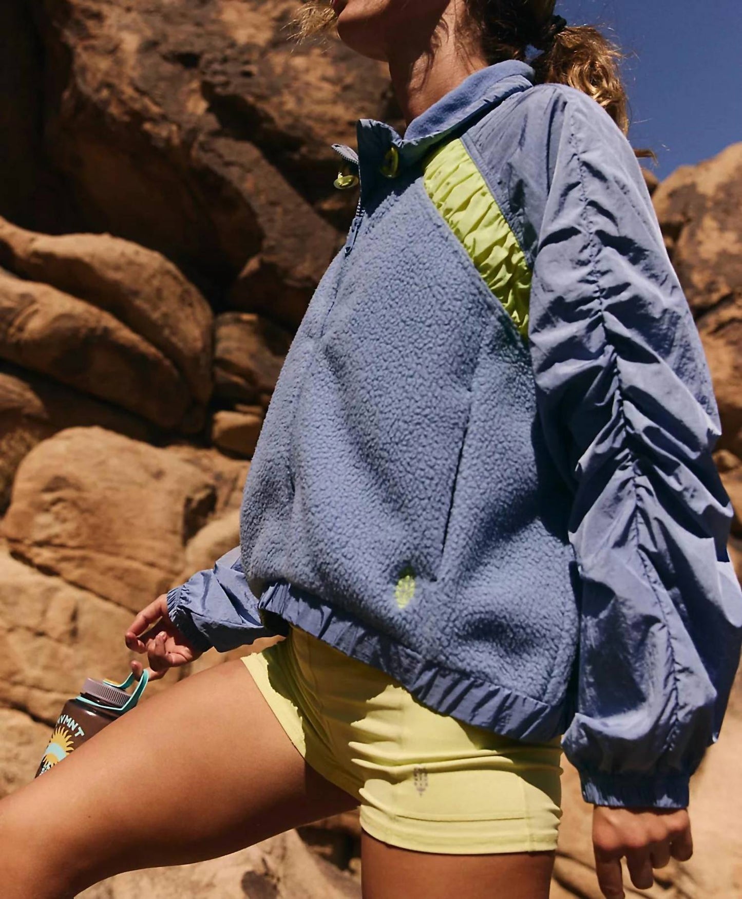 Free People - Amelia Zip Up Fleece Jacket