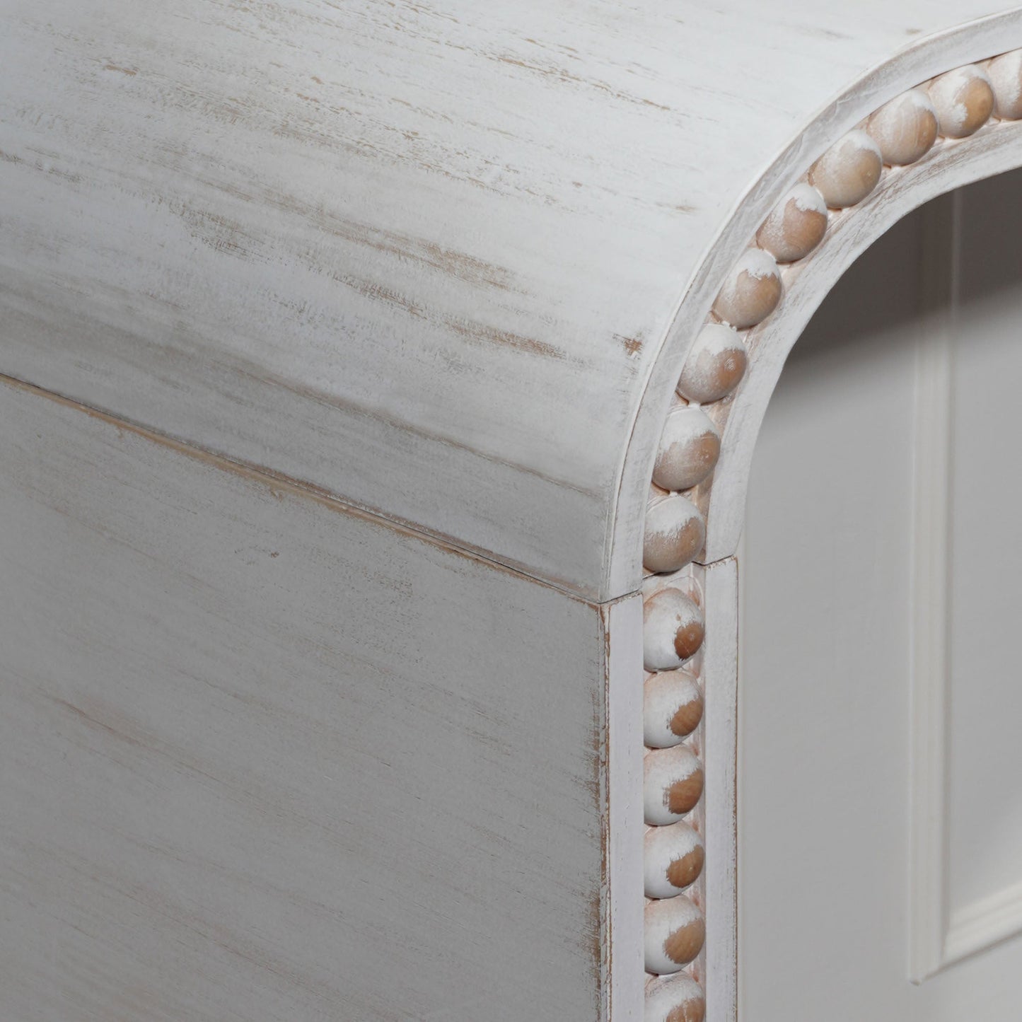 Washed White Console Table, 59in Entryway Table