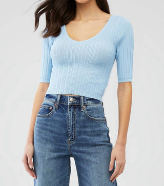 Minkpink - Odessa Knit Short Sleeve Top