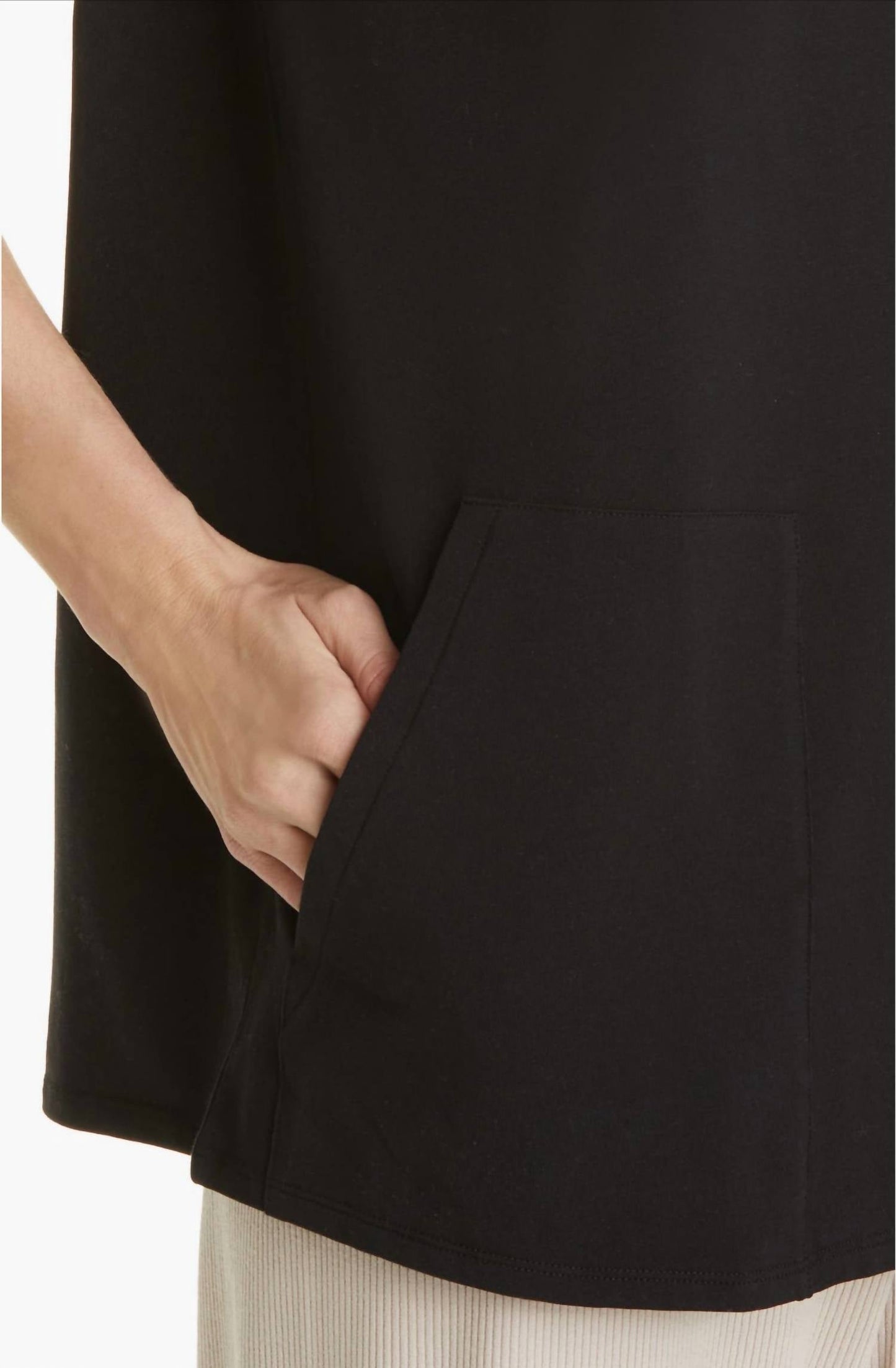 Eileen Fisher - Women's Jewel Neck Boxy Jersey Tunic