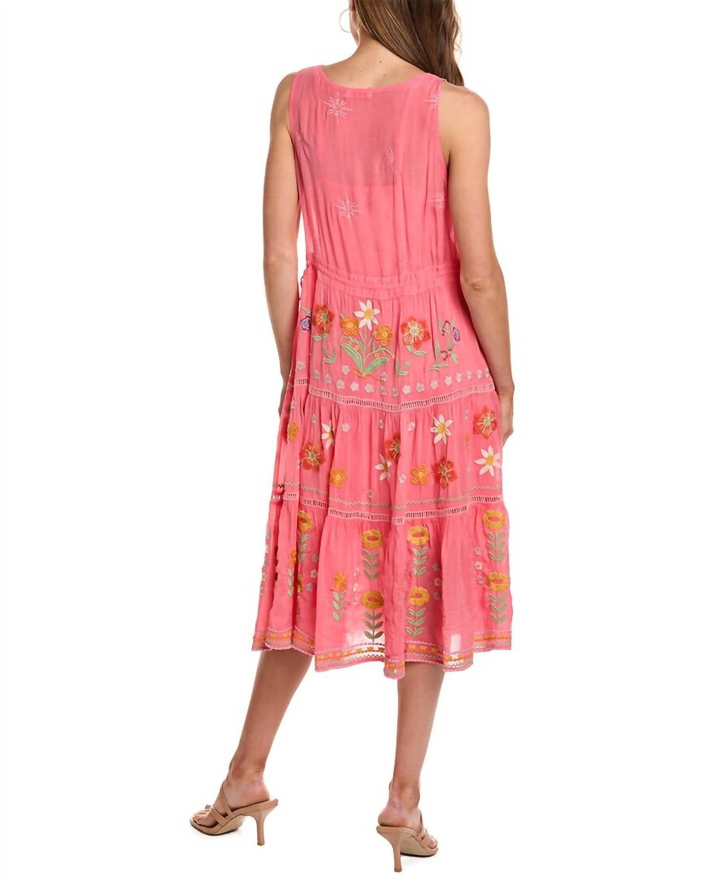 Johnny Was - Leanna Tiered Dress With Slip