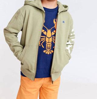 Ao76 - Kids Norman Full Zip Requin Hoodie
